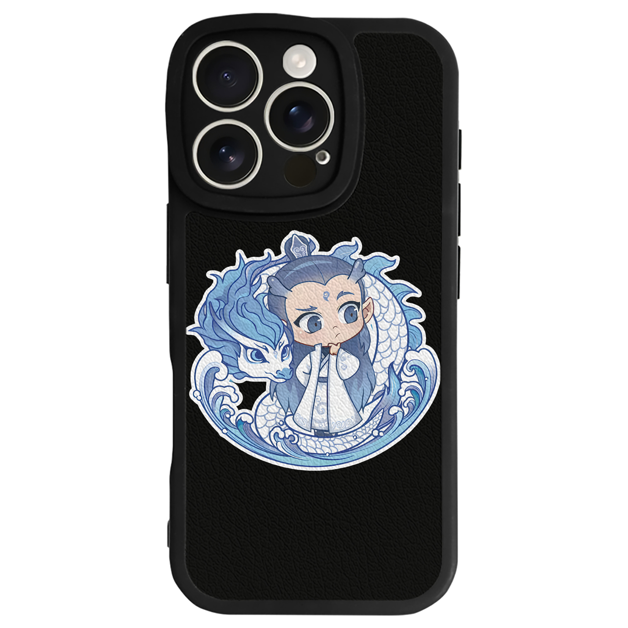（画像用） Ne Zha 2 ナタ 魔童の大暴れ 【iPhone 16シリーズ対応】シリコンスマホケース（レザー調） 材質：シリコン
